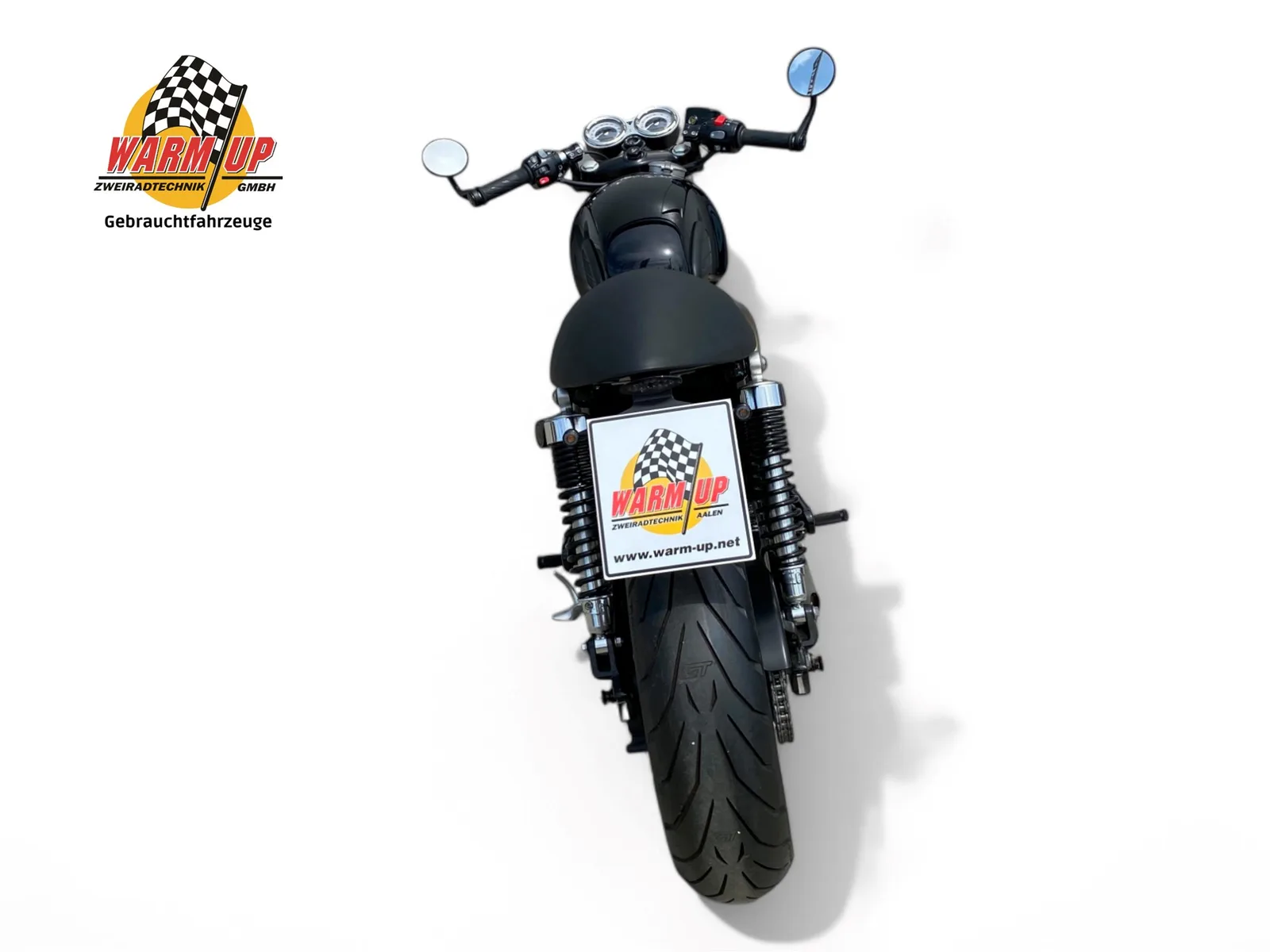 Triumph Thruxton stark umgebaut