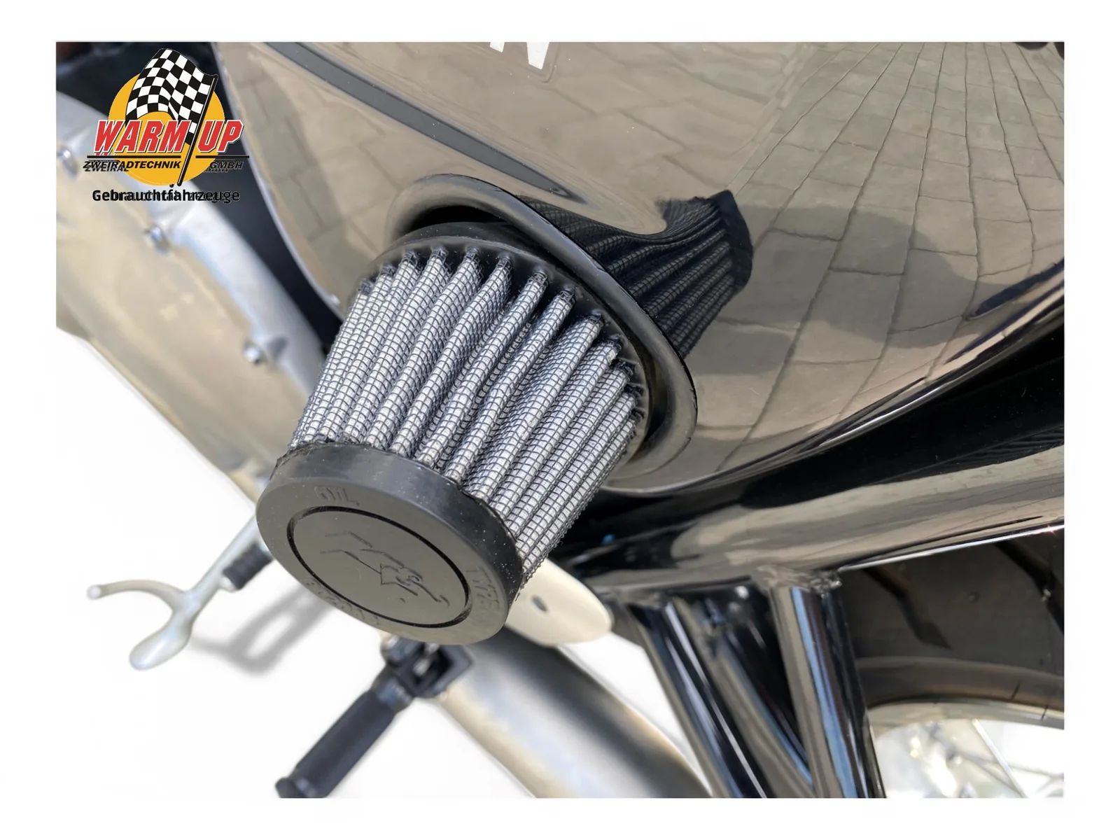 Triumph Thruxton stark umgebaut