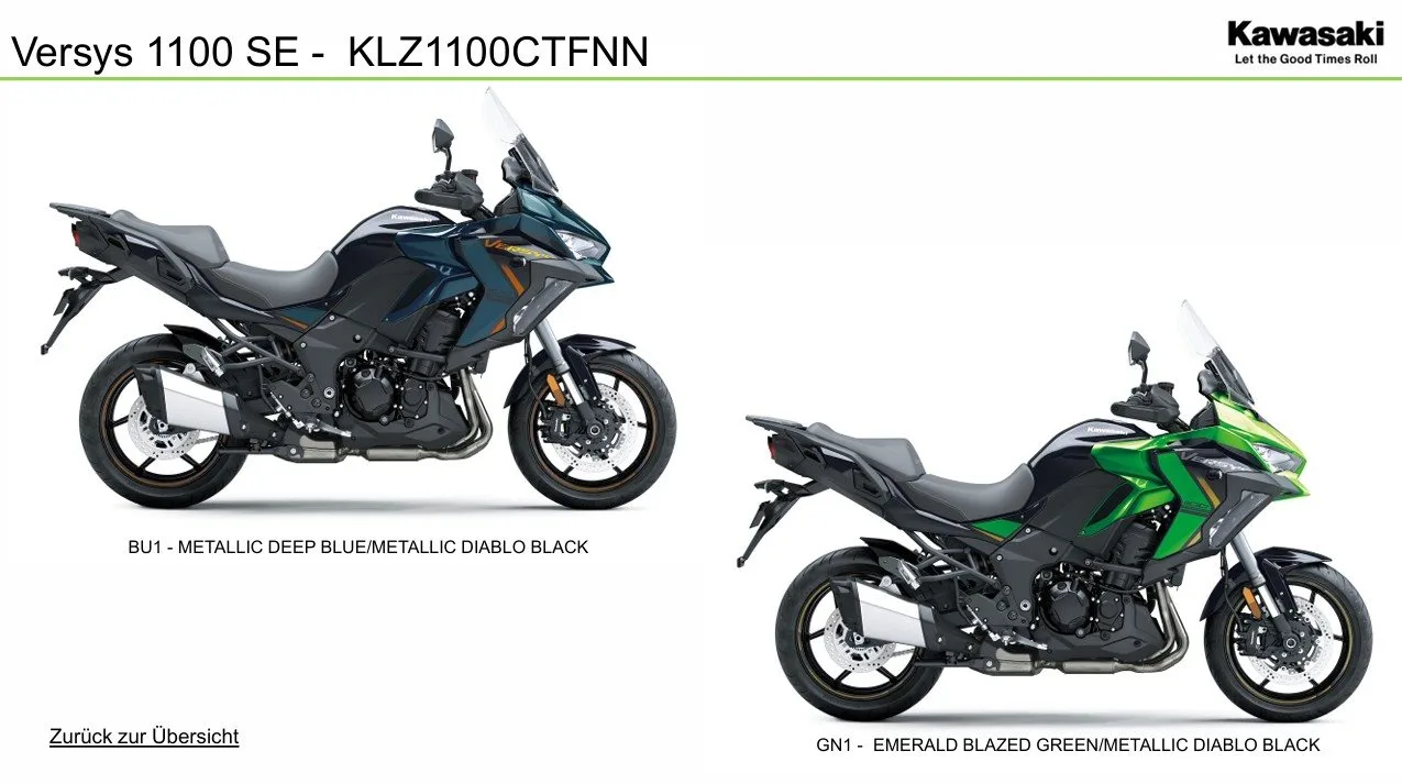 Kawasaki Versys 1100 SE Modell 2026
