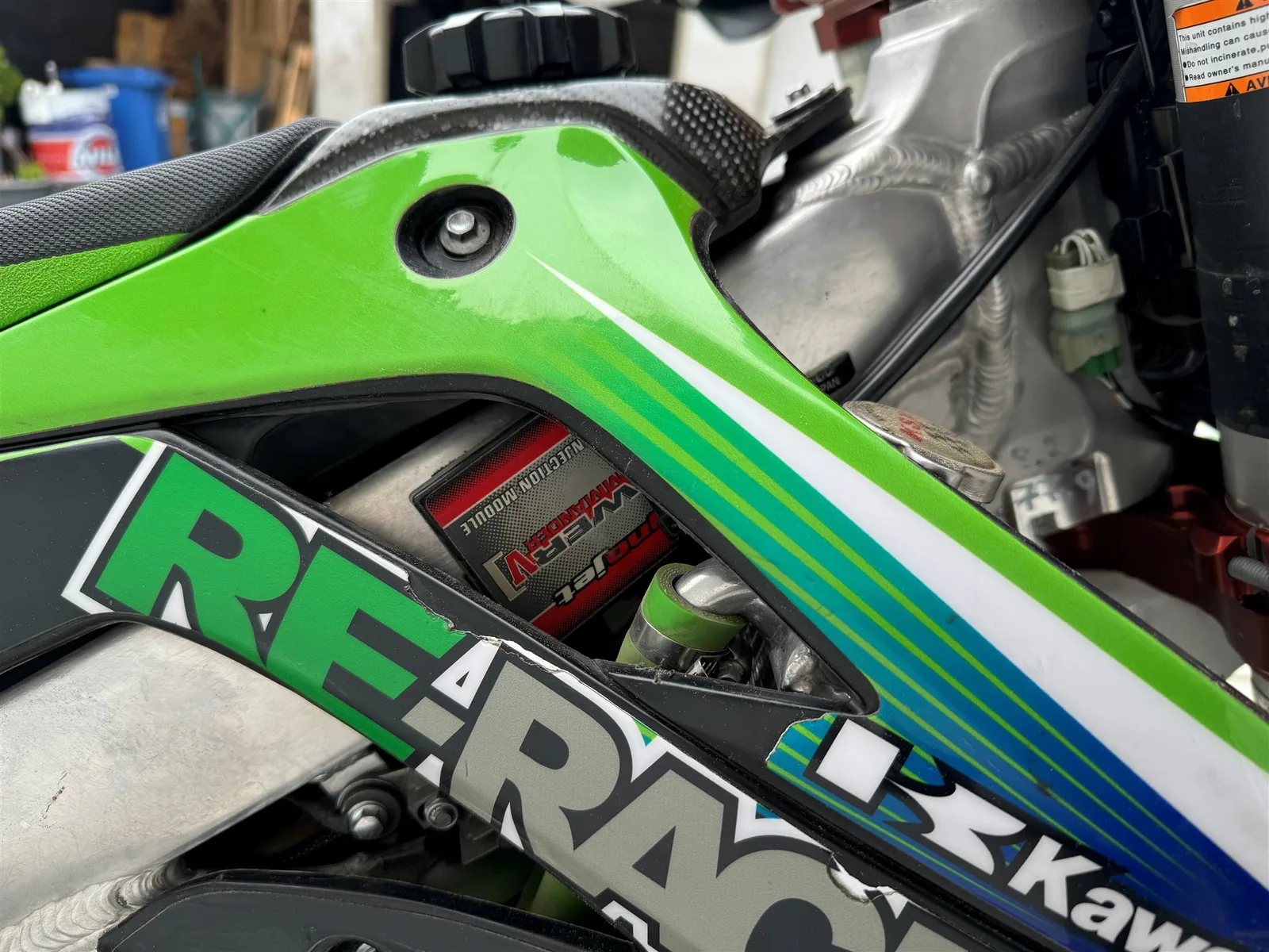 Kawasaki KX450F SUPERMOTO | Öhlins, Schwinge, XTRIG, u.v.m.