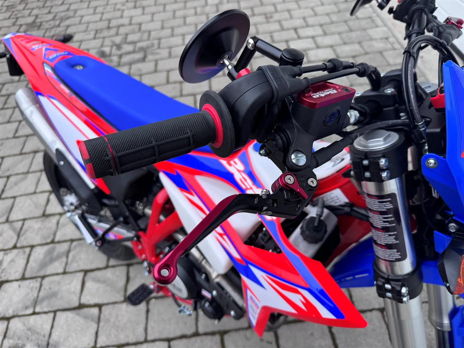 Beta RR 125 4T Supermoto R | \*\*Raximo Lenkerspiegel + Hebel\*\*