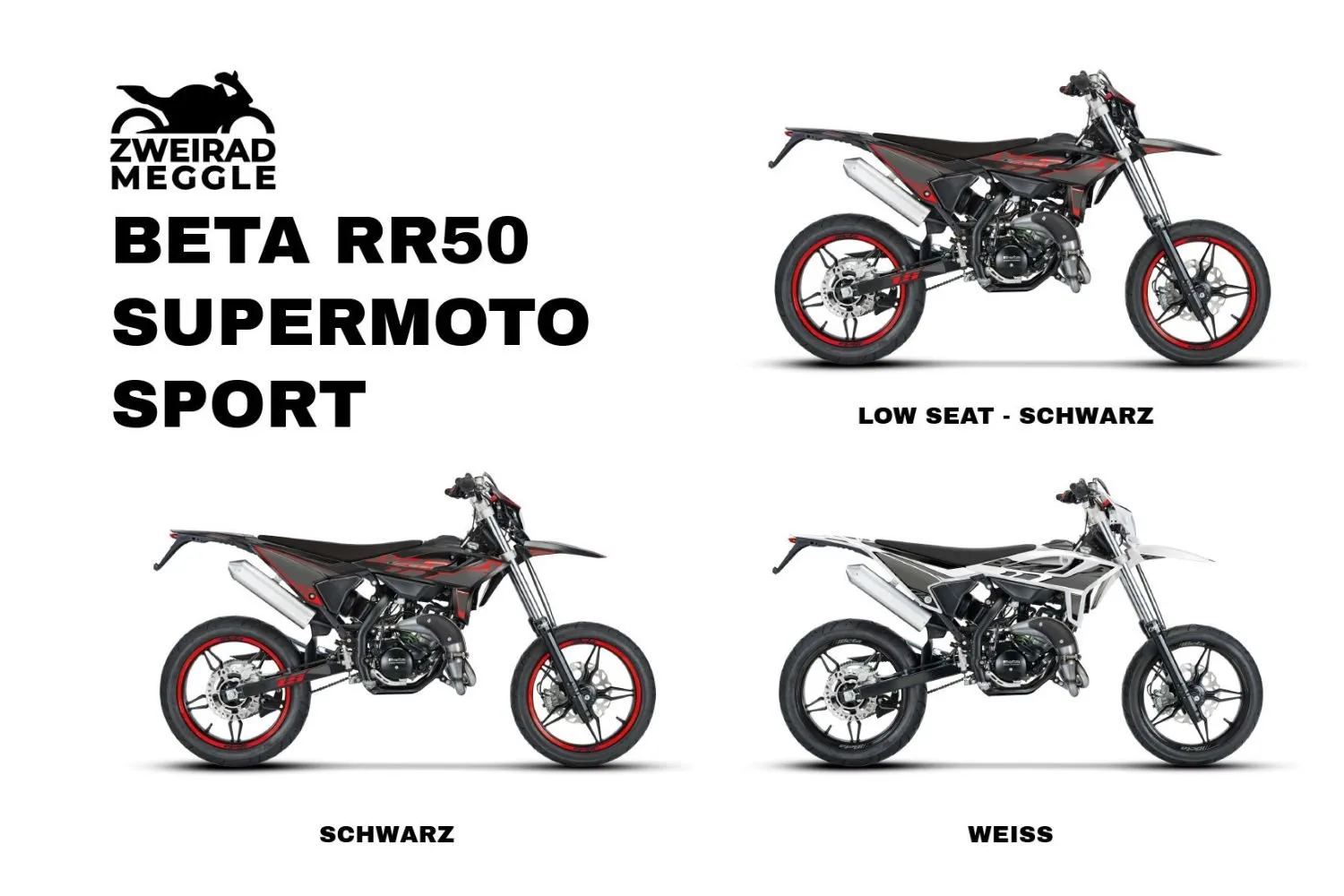 Beta RR 50 SUPERMOTO SPORT / optional LOW SEAT (-45mm)