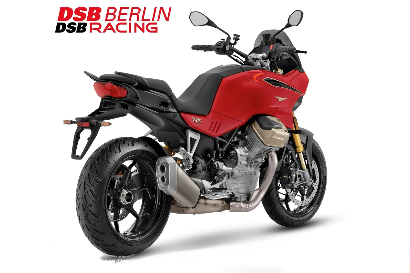 Moto Guzzi V100 Mandello Wind Tunnel / Aktion