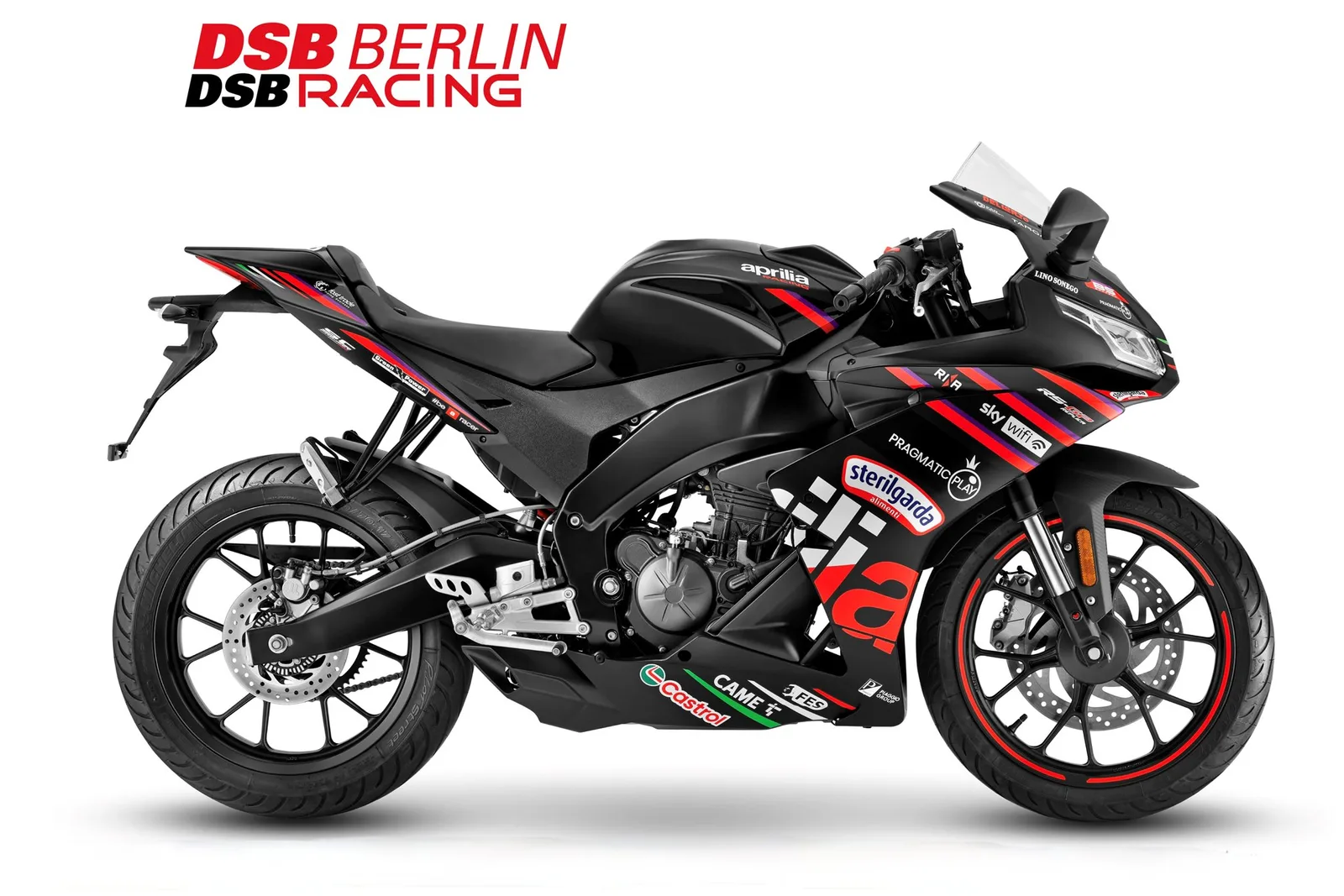 Aprilia RS 125 Replica E5+ von DSB Berlin / Aktion