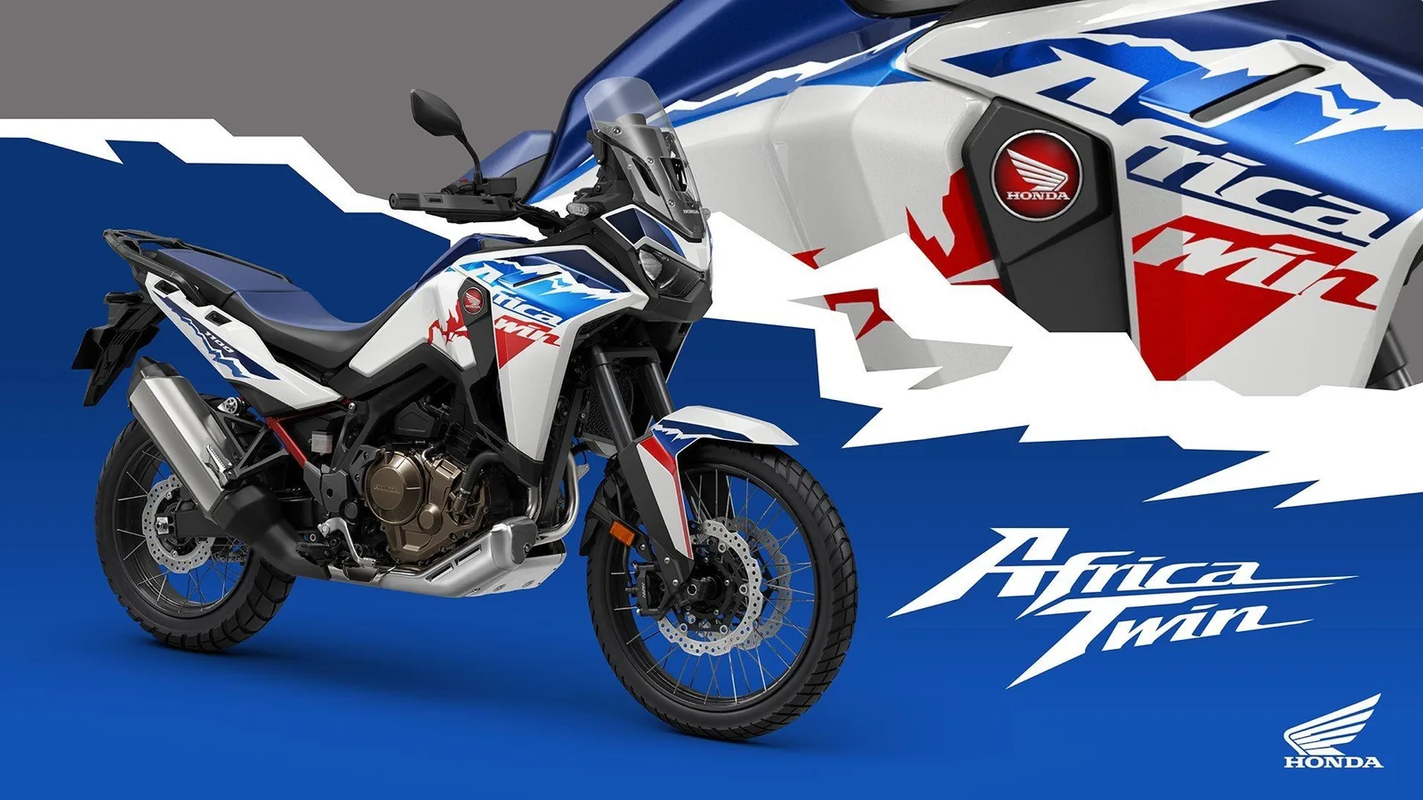 Honda CRF1100L Africa Twin DCT Tricolor, DCT, elektronisches Fahrwerk, Griffheizung