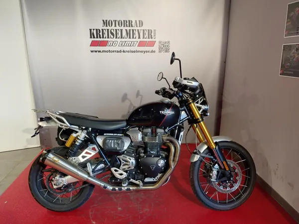Triumph Scrambler 1200 XE Top Zustand mit viel Sonderzubehör aus 1.Hand!