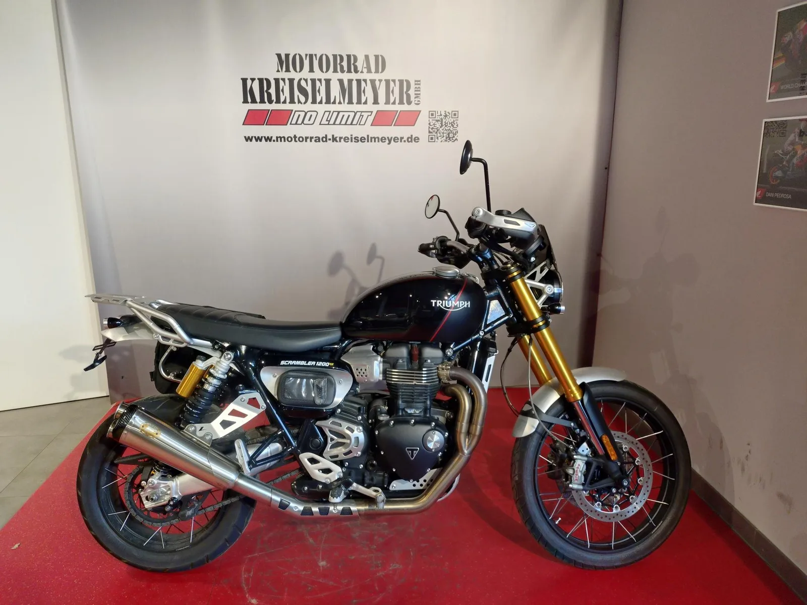 Triumph Scrambler 1200 XE Top Zustand mit viel Sonderzubehör aus 1.Hand!