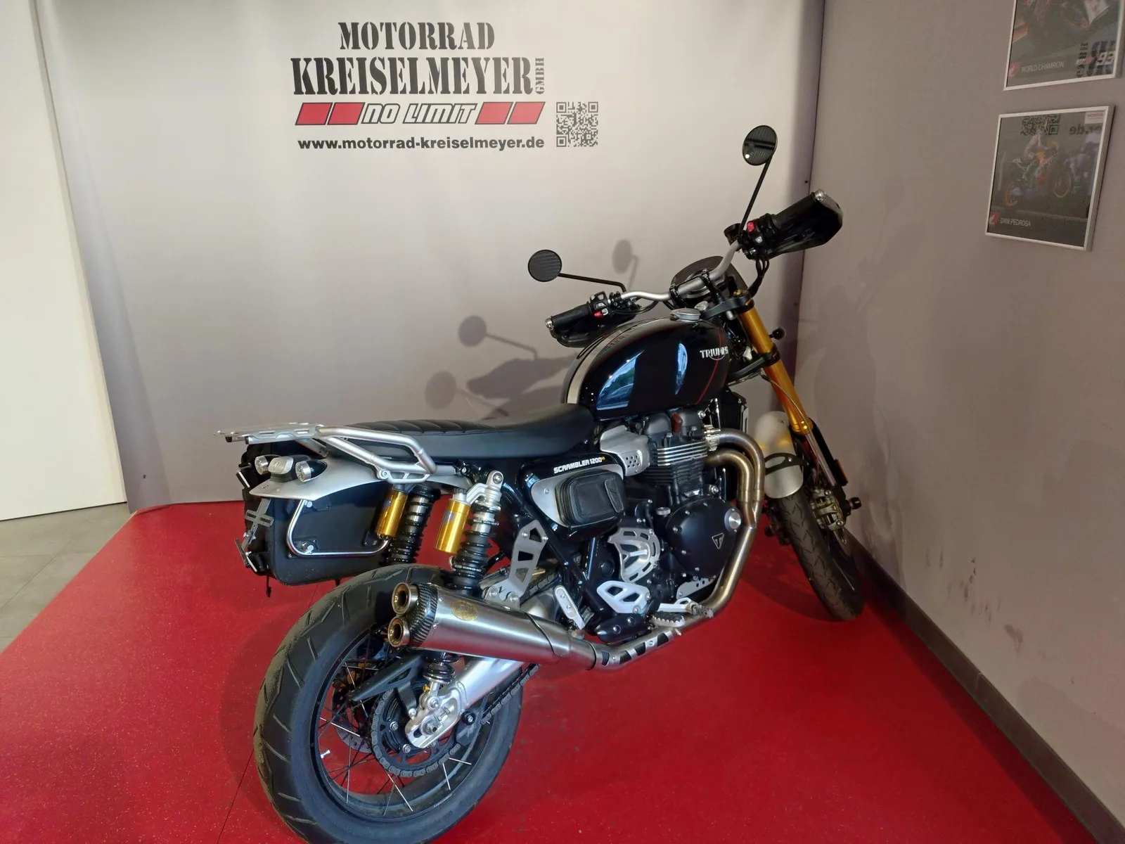 Triumph Scrambler 1200 XE Top Zustand mit viel Sonderzubehör aus 1.Hand!
