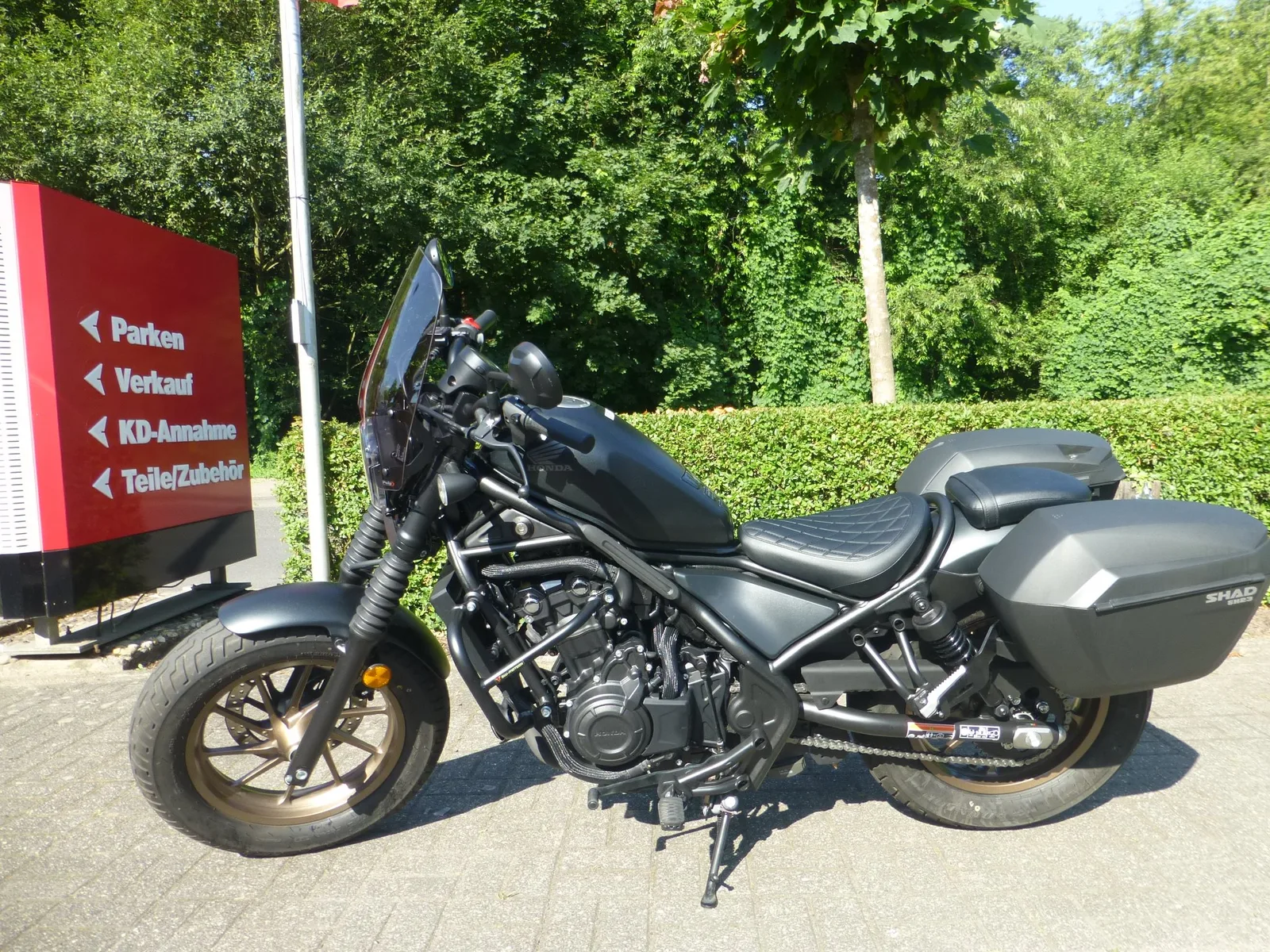 Honda CMX500 Rebel S mit Zubehör