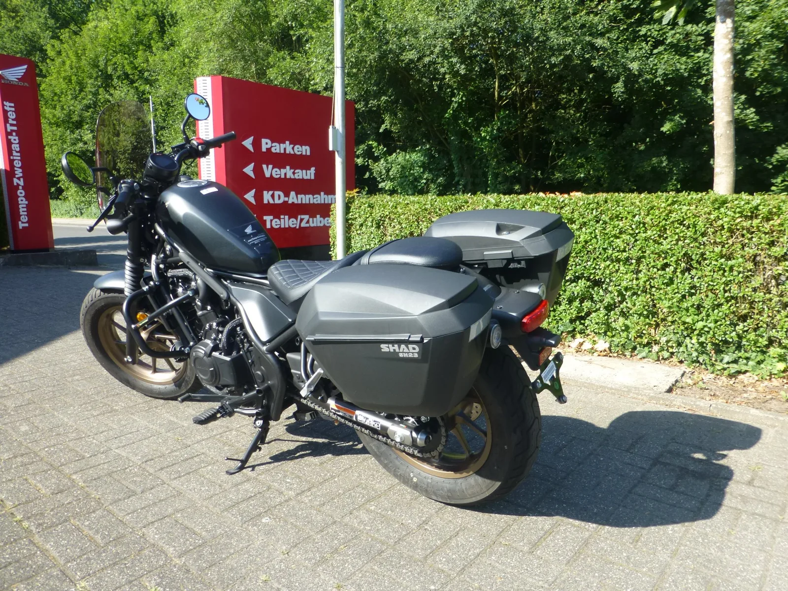 Honda CMX500 Rebel S mit Zubehör