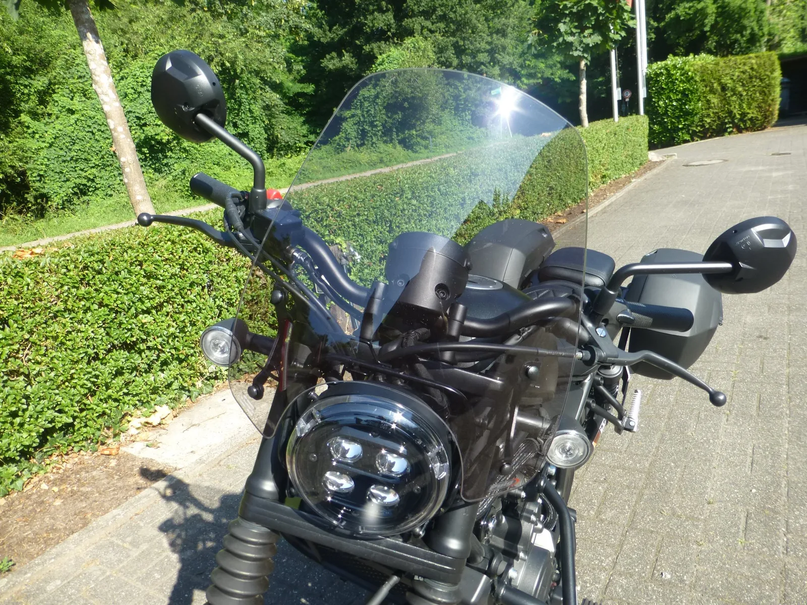 Honda CMX500 Rebel S mit Zubehör