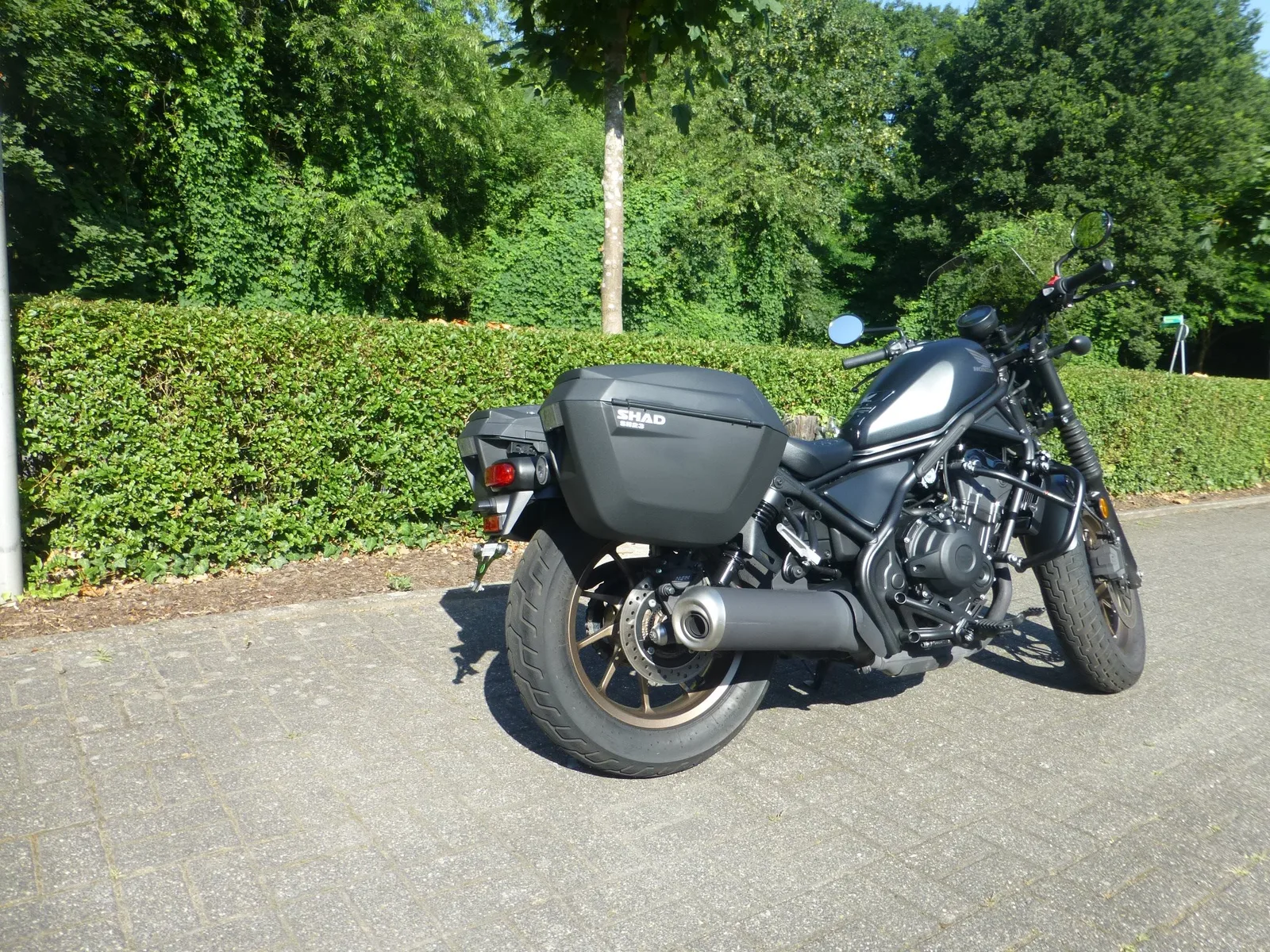 Honda CMX500 Rebel S mit Zubehör