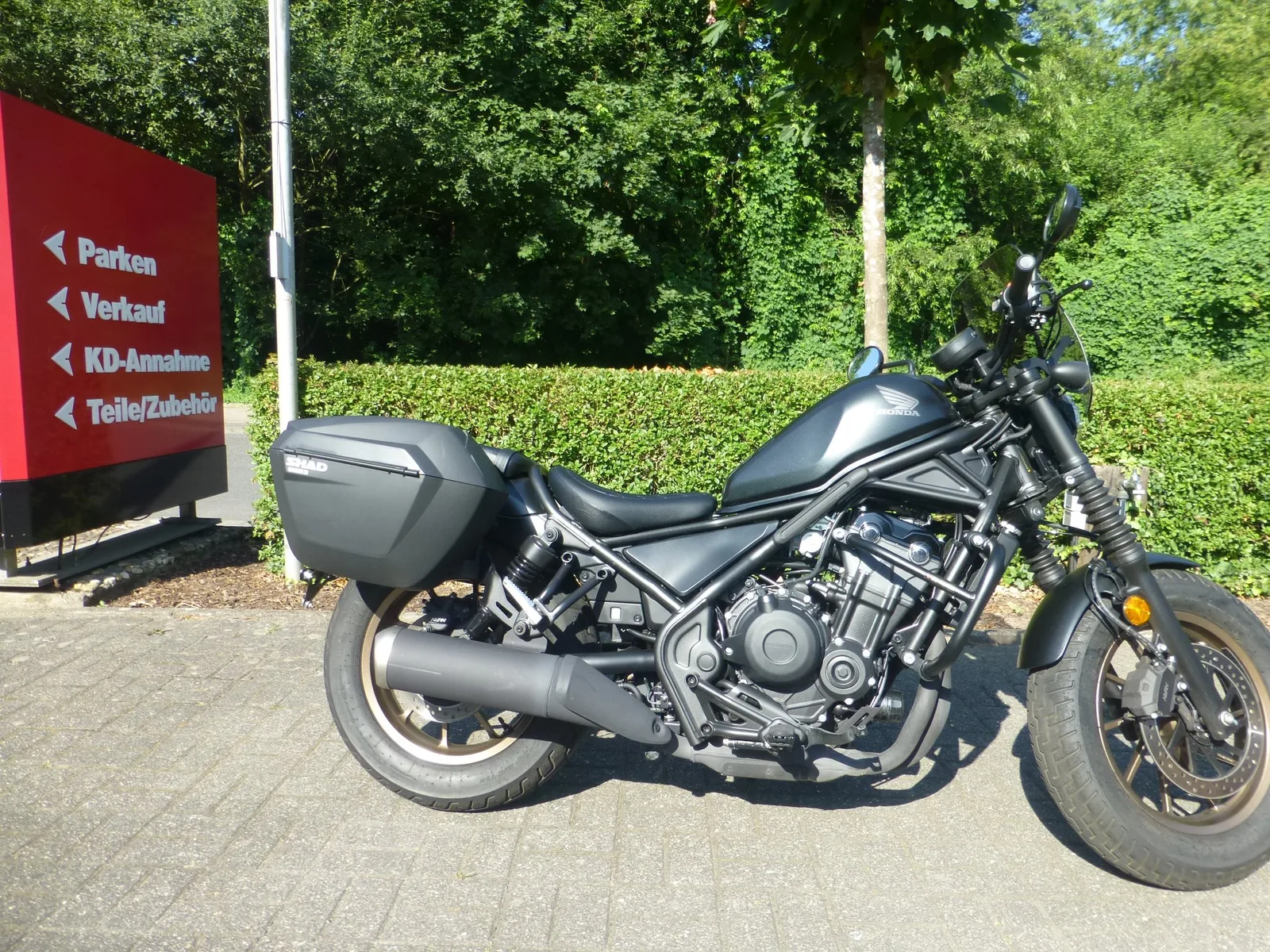 Honda CMX500 Rebel S mit Zubehör