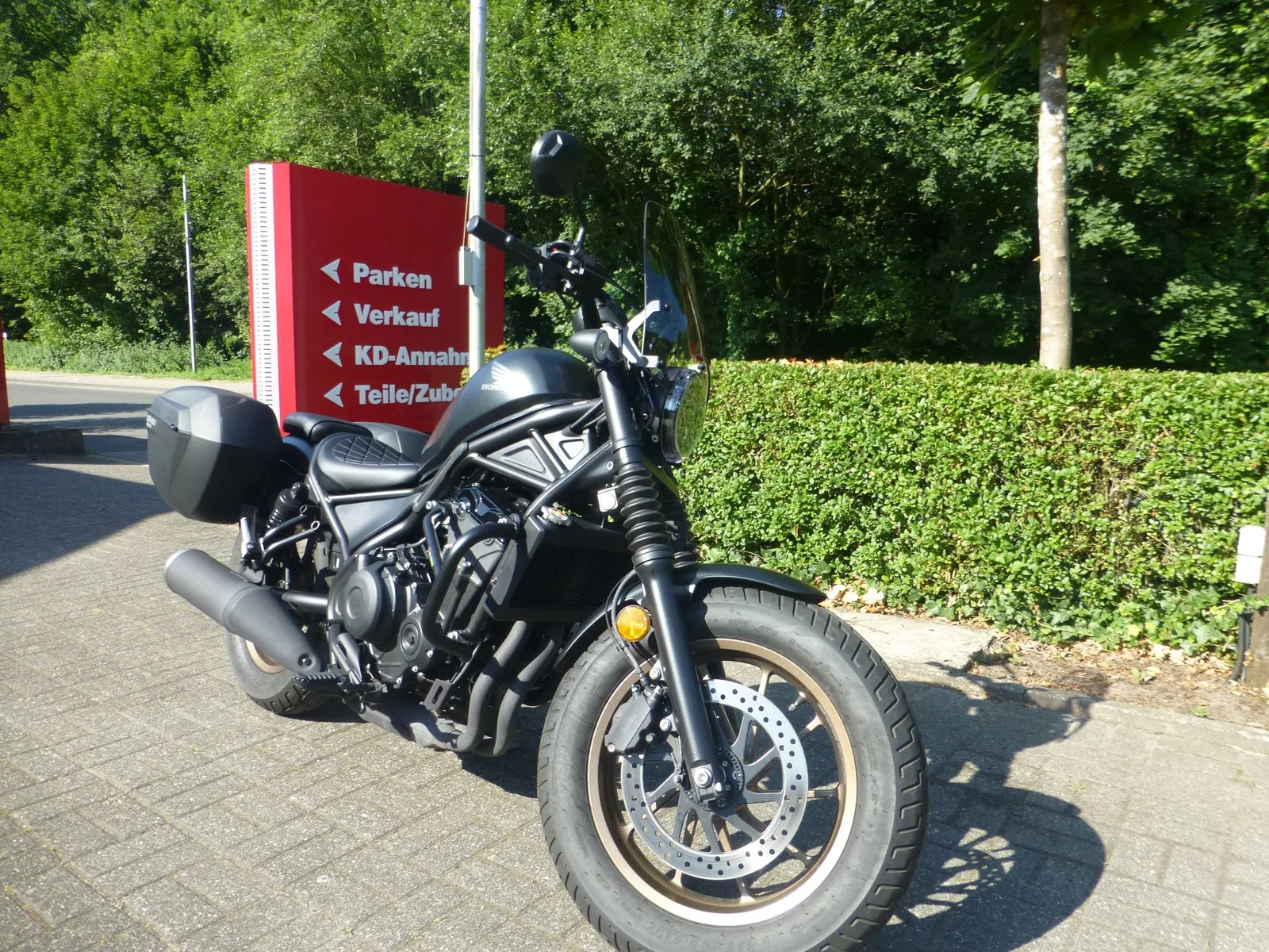 Honda CMX500 Rebel S mit Zubehör