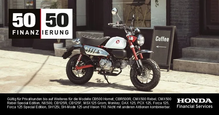 Honda Monkey 125 6 Jahre Garantie