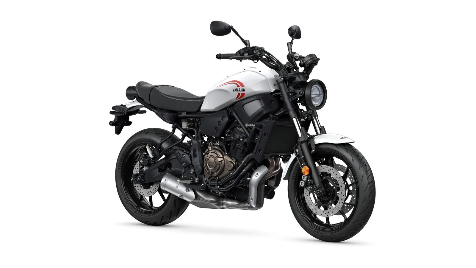 Yamaha XSR700, MY 2025 - Historic White