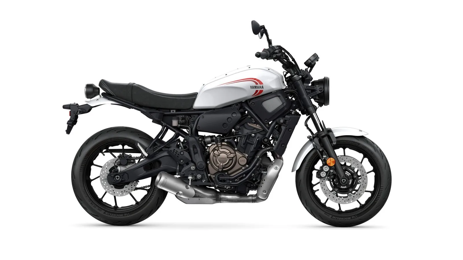 Yamaha XSR700, MY 2025 - Historic White