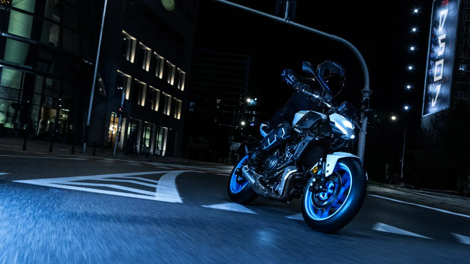 Yamaha MT-07 35kW, MY 2025 - Icon Blue